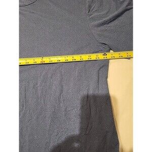 GYMREVOLUTION brand XX Large Women's Blue Tee With Rounded Bottom Hem